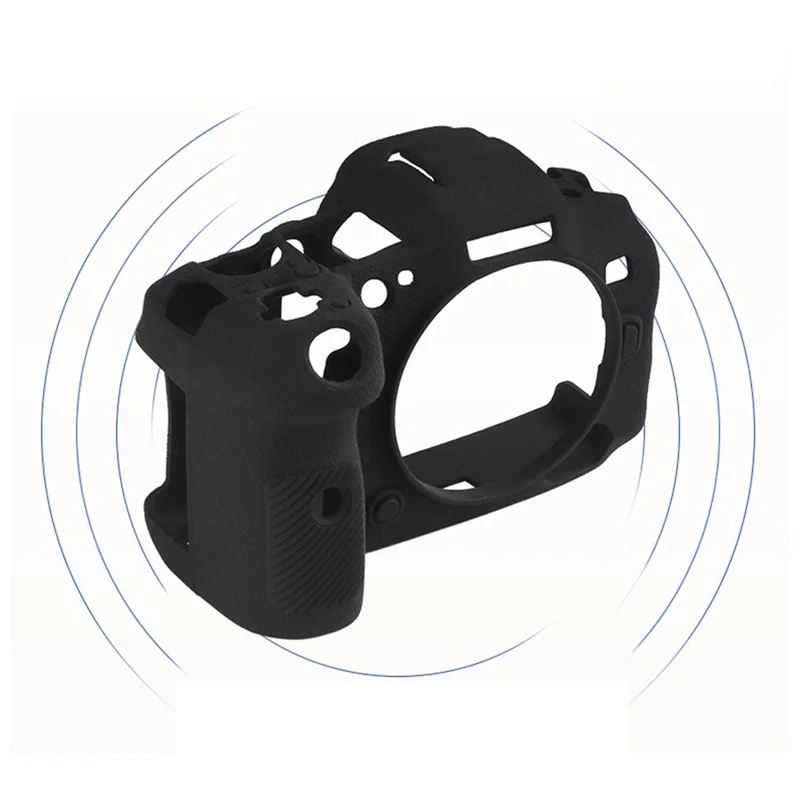 Camera Protective Case Silicone Case Body Cover Protector Frame For Canon EOS R6 Camera Durable Easy Install
