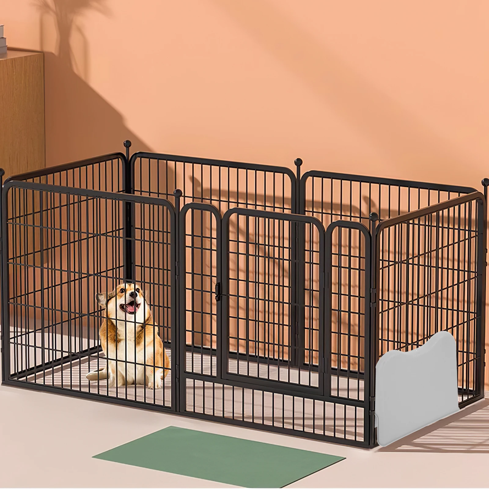 

Anti Splash Litter Dog Litter Box Splash Guard Box Guard Grey Easy Clean Portable Home For Dogs Pet Supplies