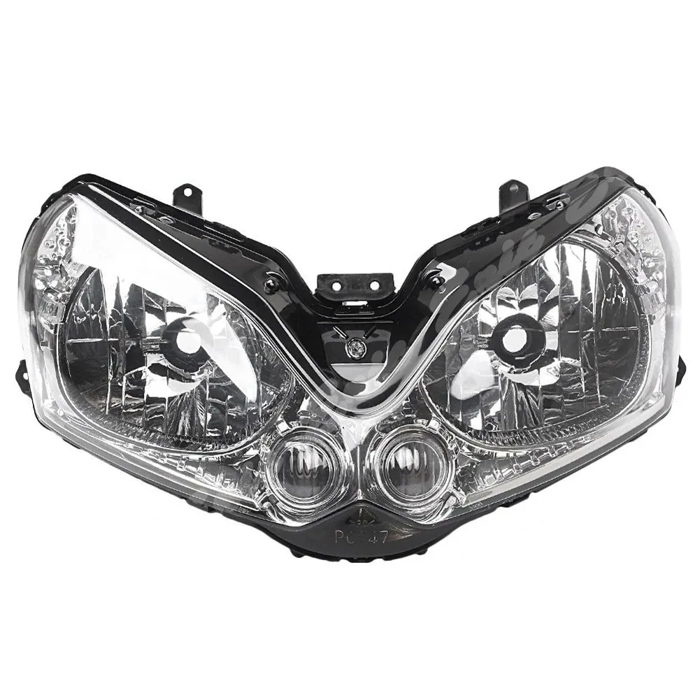 Motorcycle Front Headlight Lamp Assembly For Kawasak ZG1400 2008 2009 2010 2011 Clear Lens