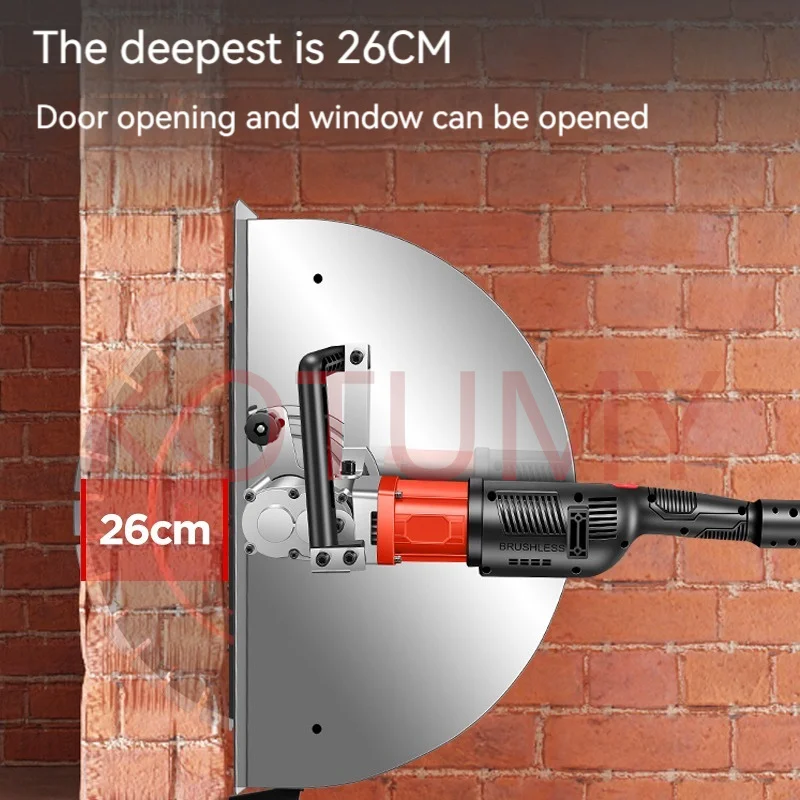 220V Slotting Machine Tile Cutting and Cutting Wall Changing Door Cutting Machine Stone Concrete Automatic