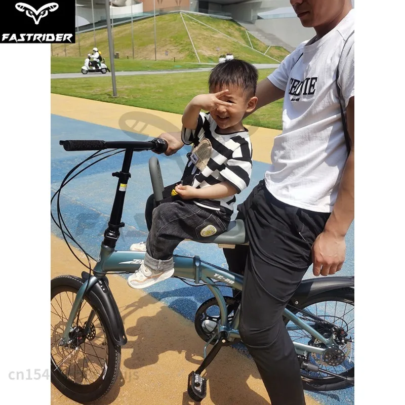 Foldable and Portable Child Seat Bicycle Front Child Seat Suitable for Children Aged 2-5 자전거 어린이용 시트