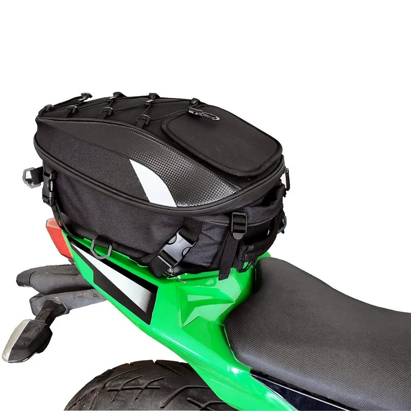 Motorcycle Universal Multifunctional Helmet Bag Rear Tail Bag Rear Seat Available Backpack Rider Large Capacityn Waterproof