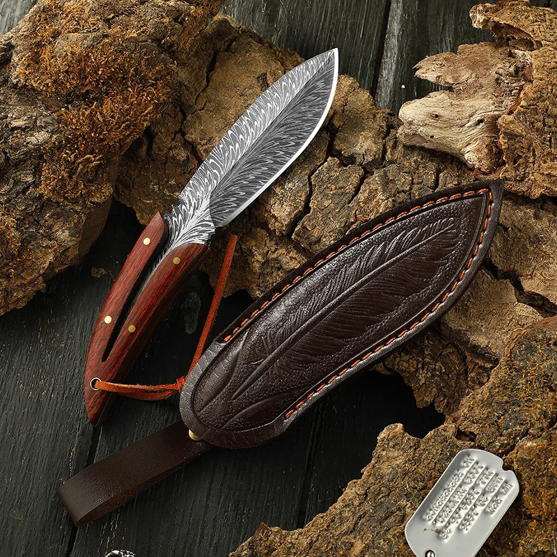 Multifunctional Portable Outdoor Knife, Stainless Steel Fea…