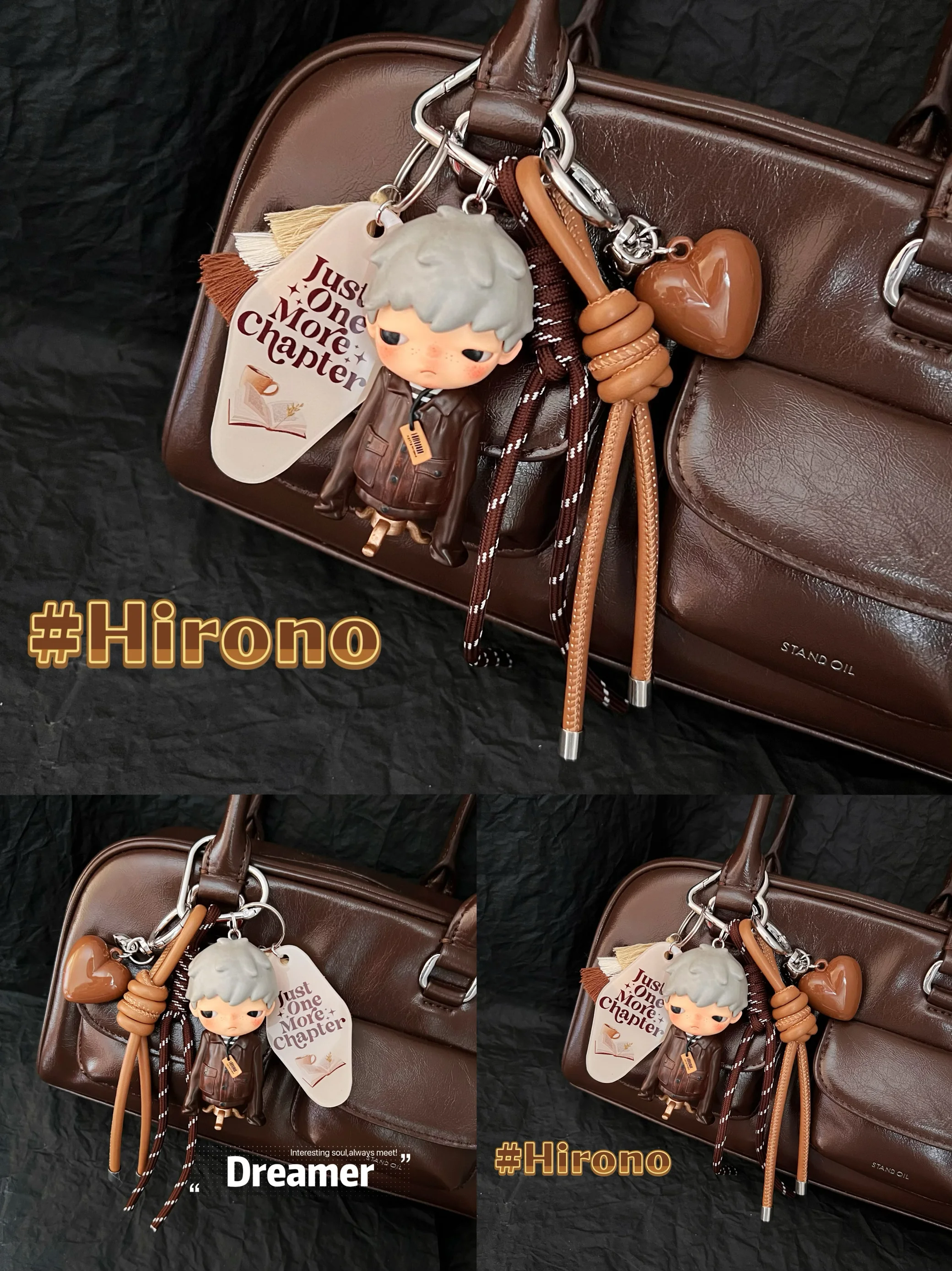 Official POP MART Hirono The Shelter New Echo Keychain - Couple Keyring Bag Charm Accessories - view 4
