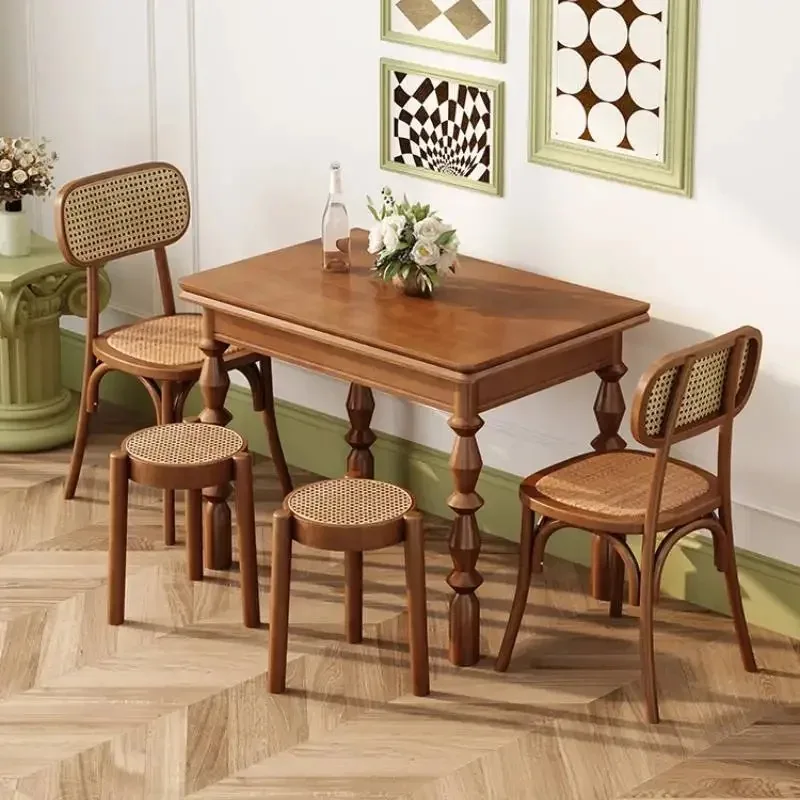 Wooden Large Dining Table Waterproof Oilproof Restaurant Coffee Safe Dining Table Kitchen Salon Mesas De Jantar Trendy Furniture