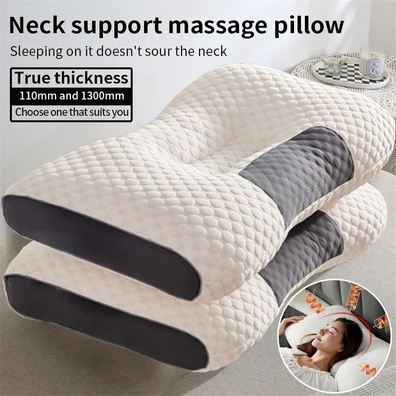 1PC SPA Massagekissen Nackenkissen kollabiert nicht Halswirbelkissen SP Knochenformen menschlicher Kern