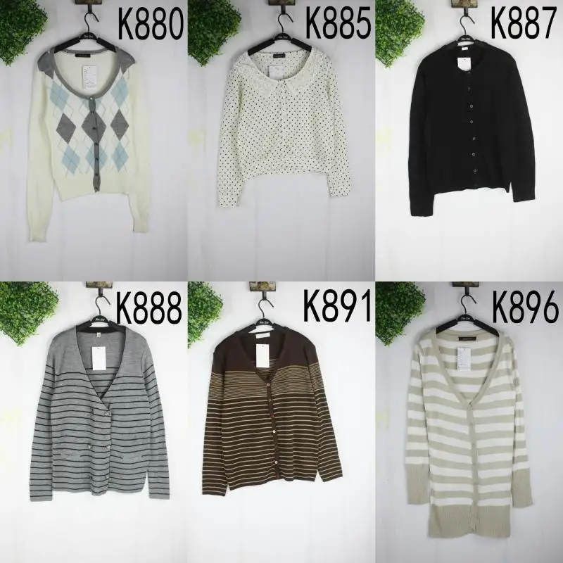 Spring Women's Faion Thin Open Cardigan Jaet Korean Version Sweet Sle Long Sve Regular Length Straight Cut Sweater