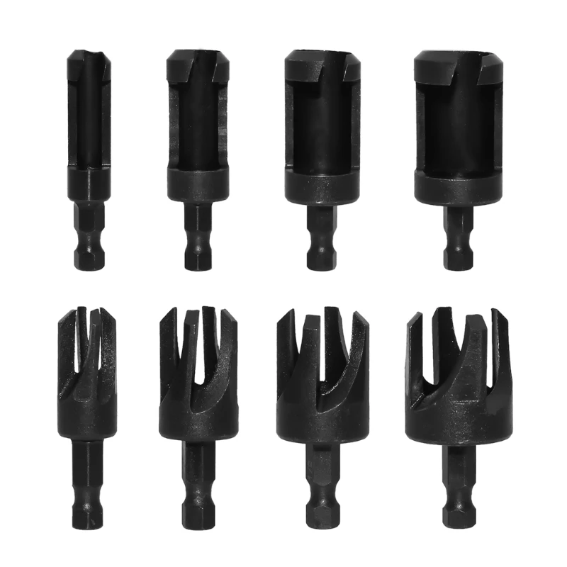 Cortadores enchufe para madera, juego cortadores enchufe madera, 6 mm, 10 mm, 13 mm, 16 mm, herramienta corte