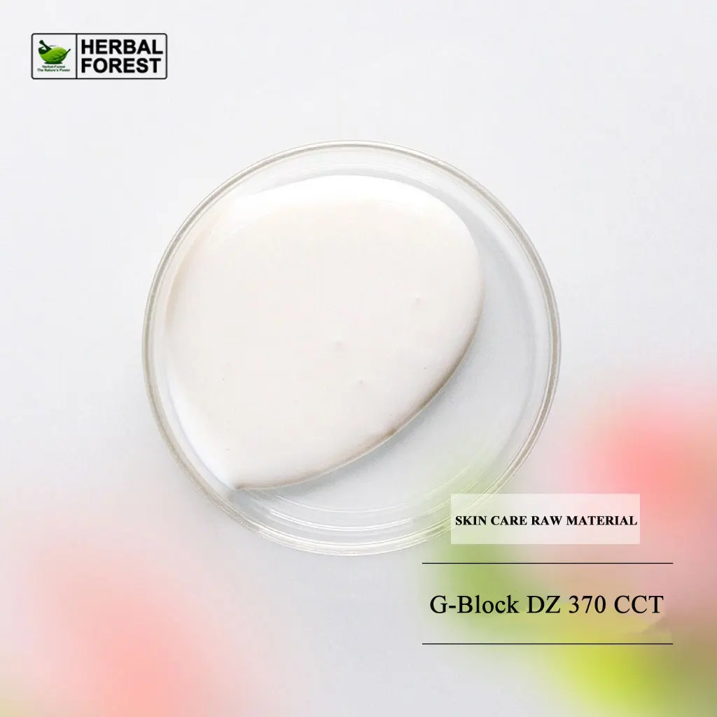 

Cosmetic Raw Material Oil-soluble Zinc Oxide Dispersion G-Block DZ 370 CCT Physical Sunscreen Natural Sunscreen UV Additives