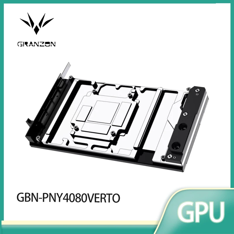 Granzon Water Block for PNY RTX 4080 16GB XLR8 Gaming VERTO EPIC-X ARGB OC GPU Card / Prevent Corrosion GBN-PNY4080VERTO