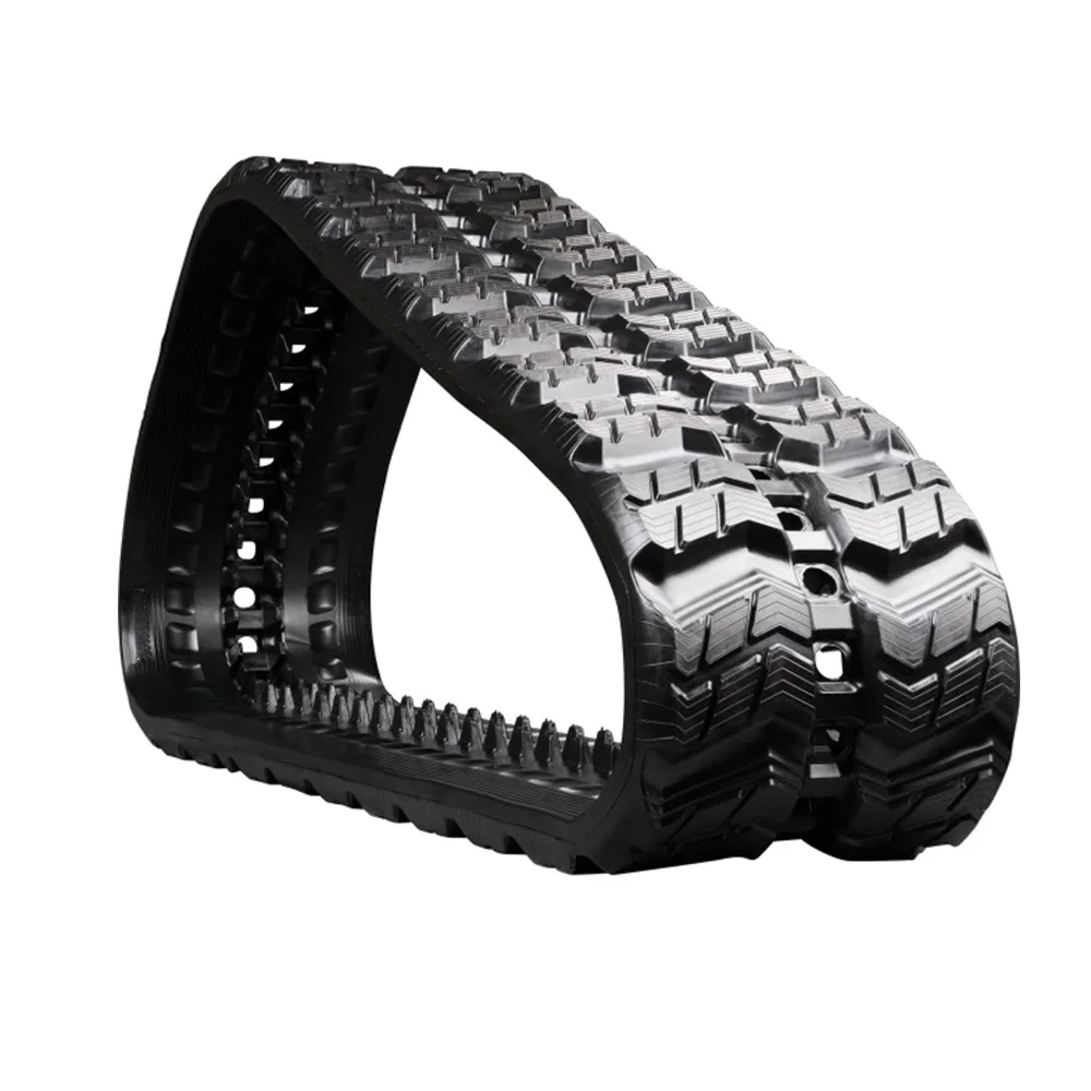 

Excavator Small Undercarriage Snow Rubber Crawler Track Roller Pads With Sprocket Chassis For Car 500x90x50