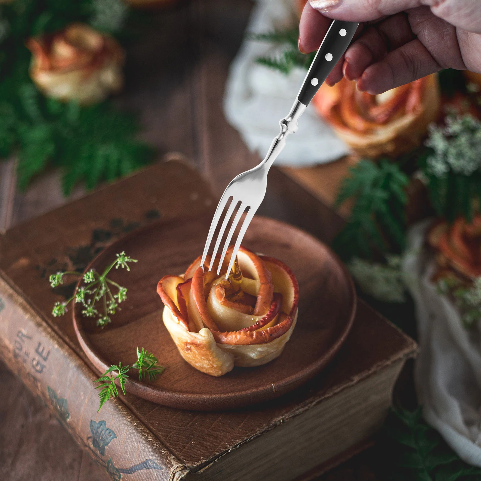 

Stainless Steel Set Restaurant Dinnerware Ergonomic Cutlery Butter Spreader Wear-Resistant Steak Cutter