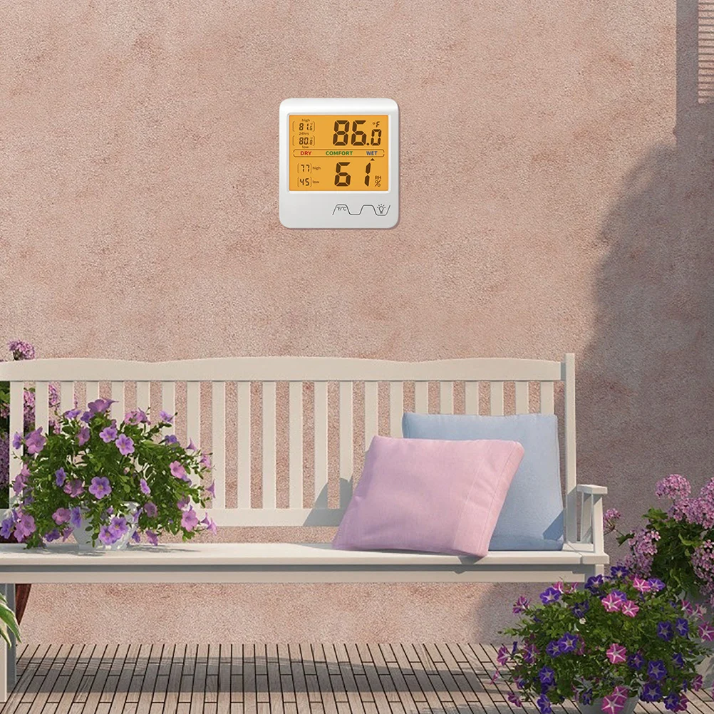 

Digital Mini Indoor LCD Thermometer Hygrometer Temperature Humidity Monitor High Precision Suitable Home Bedroom Office