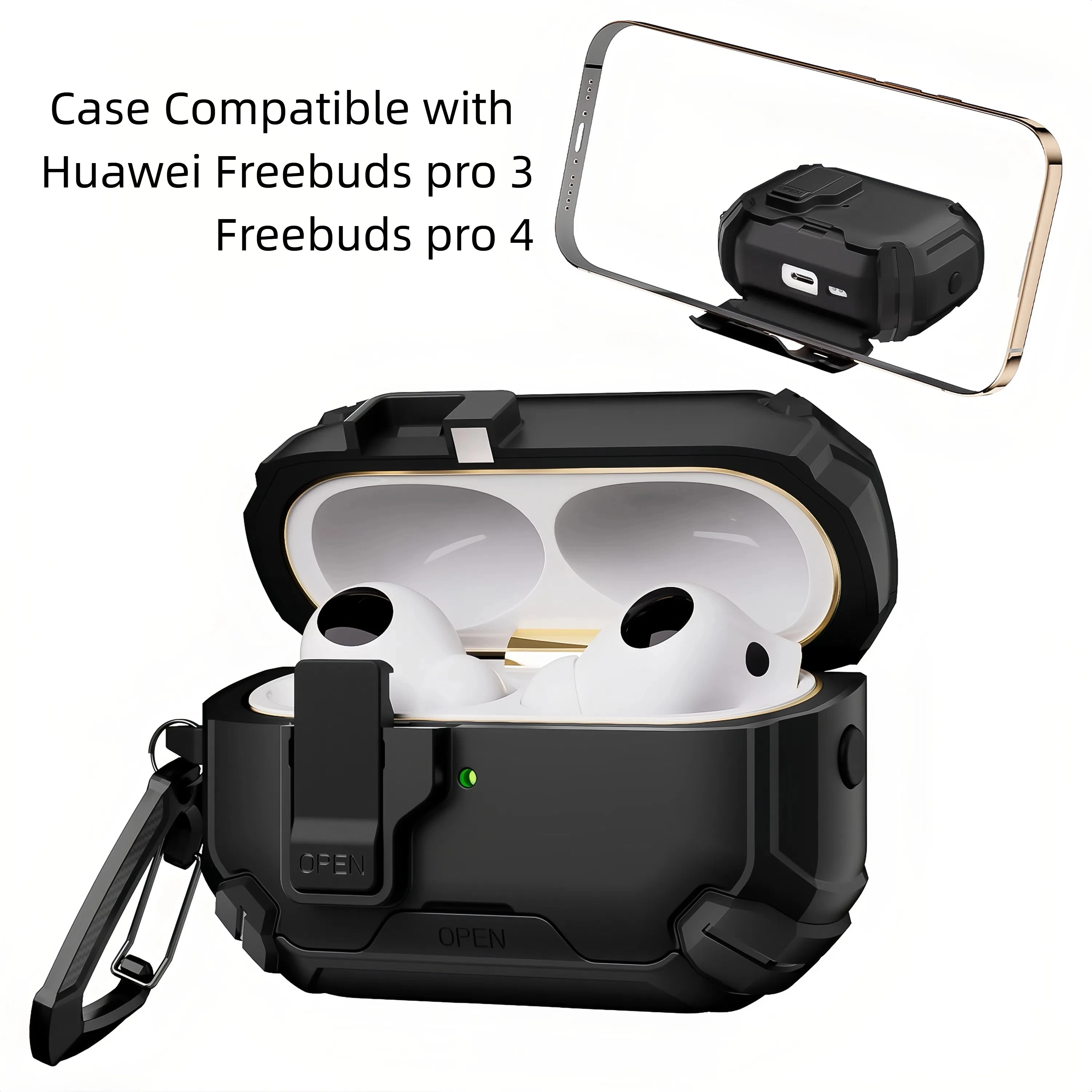 Case for Huawei FreeBuds Pro 4 3 with Stand