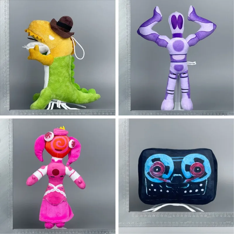 Cute The Amazing Digital Circus Series Kawaii Stuffed Toy Cartoon Role Soft Exquisite Creative Plush Toy Men and Women Gift