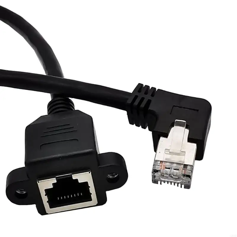 Velocità rapida G8DF RJ45 Ethernet Extension Cavo con 90 ° destra giù