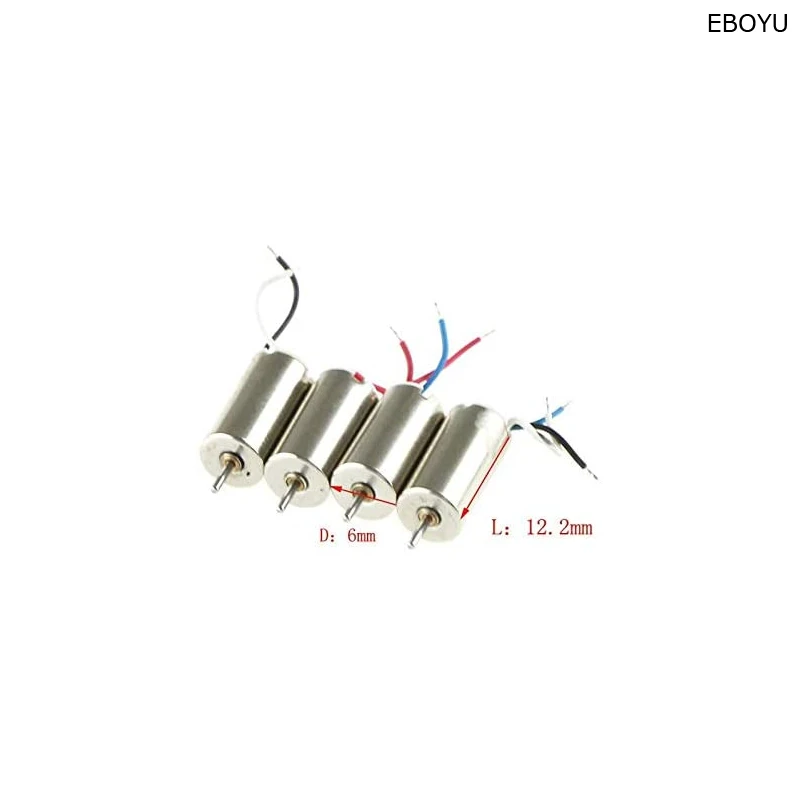 4pcs * Replacement Motors for Cheerson CX-10W CX-10C CX-10a CX-10 CX-10D CX10 FQ777-124 H111 RC Drone Quadcopter Engine Motor