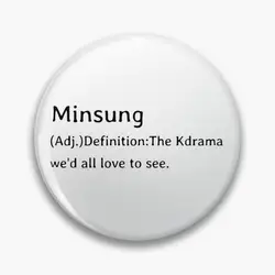 Minsung Kdrama Pin Buttons Brooches  Jewelry Accessory Customize Brooch Fashion Lapel Badges