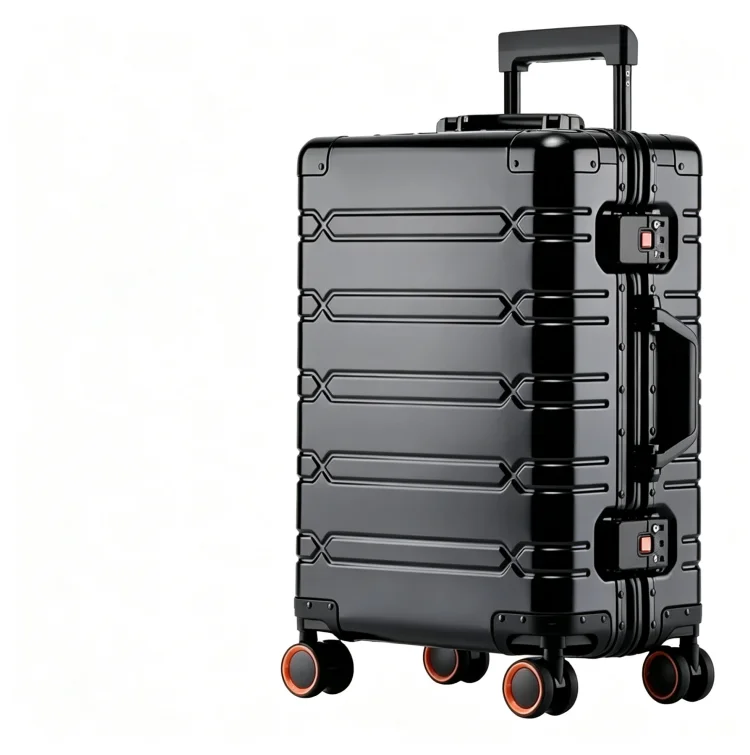 20-Zoll Luxus-Reisekoffer aus Aluminium-Magnesium-Legierung, Trolley-Koffer, Gepäck, Handgepäck Versand aus der EU