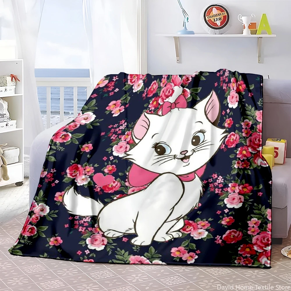 31 Style Cute Cat Marie Blanket Flannel Soft Warm Throw,Travel Blanket Sofa Kids Adult Children Nap Blankets For Girl Women Gift