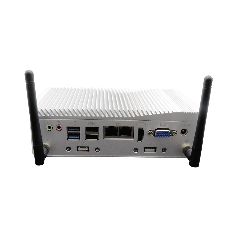 Mini PC Industrial Intel N100 de cuatro núcleos RS232/RS485 para automatización IoT/PLC/POS, Mini caja integrada TDP de 6W, GPIO 4G, montaje en pared