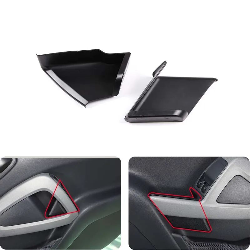 Auto Türgriff Aufbewahrungsbox Tür Lagerung Barrel Organisieren Tablett Auto Zubehör Für Mercedes Benz Smart 451 Fortwo 2010-2015 LHD