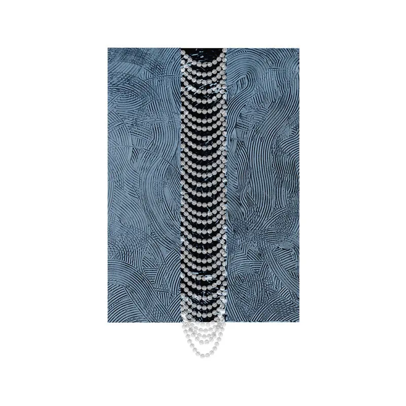 Modern light luxury high sense crystal pearl painting living room background wall decorative painting three-dimensional entrance