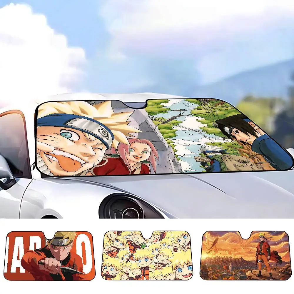 U-Uzumakis Narutos Car SunShade Car Sunshade Covers Cover Universal Windscreen Folding Visor