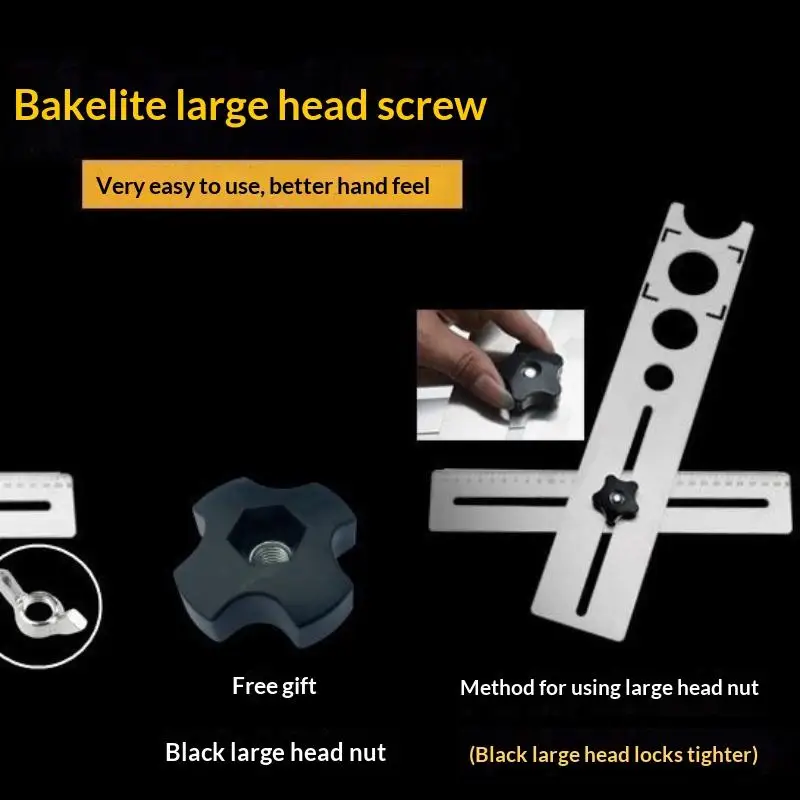 Hot Sale Adjustable Tile Locator To Wall Marking Position Ruler Ceramic Hole Cutter Tile Drill Marble Opener Construction Tool