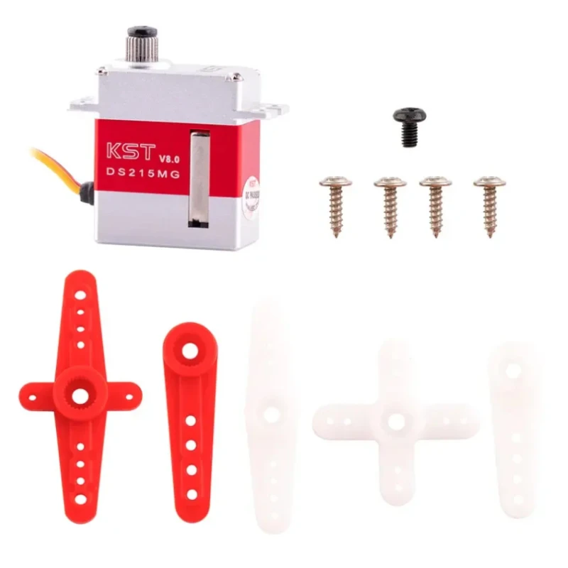 KST DS215MG – plateau cyclique numérique V8.0 sans noyau CCPM/Servo de gouvernail pour hélicoptères RC 380/450/480/500