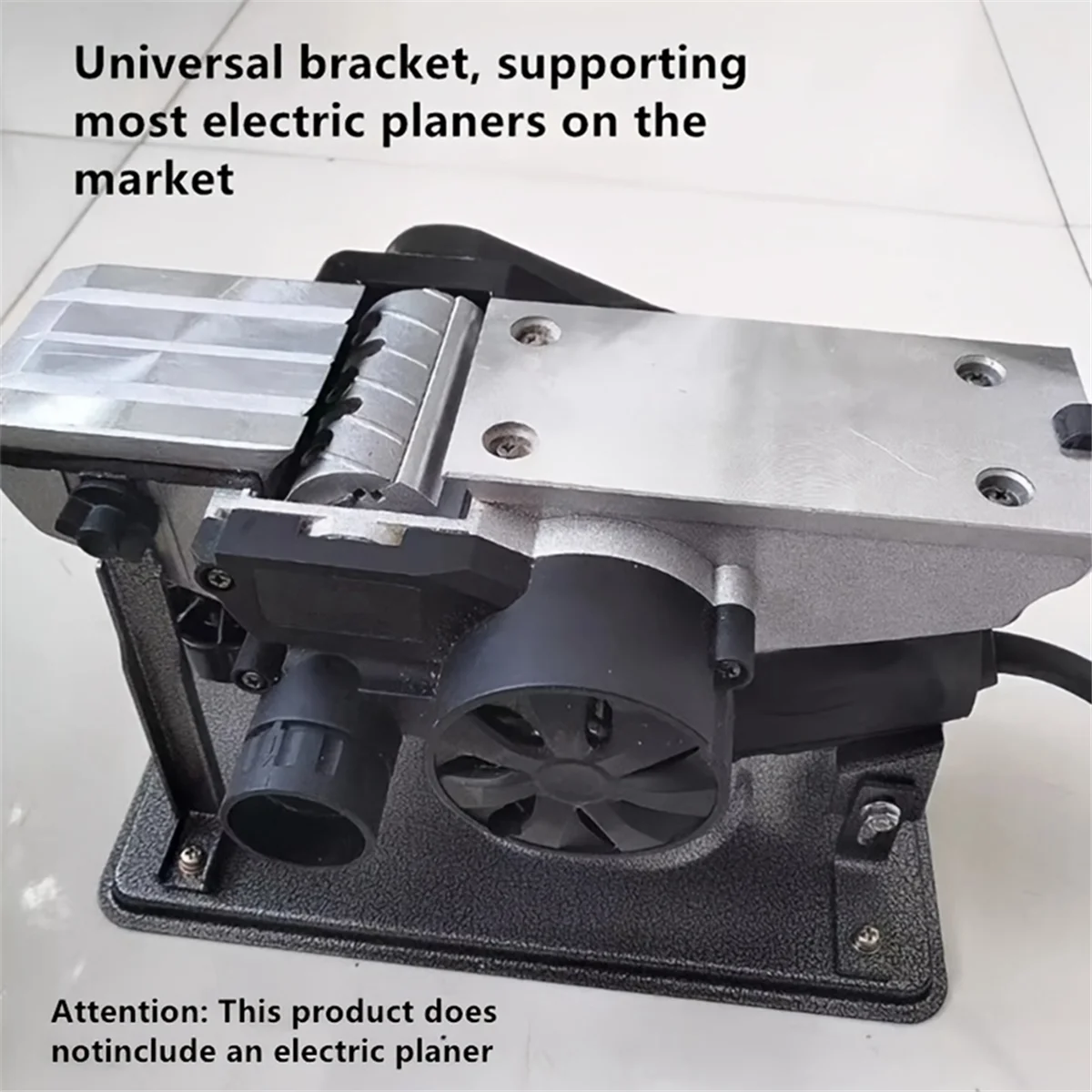 AA98 전기 대패 반전 브래킷 목공 역방향 장착 스탠드 목수 전동 공구 용 고정 베이스