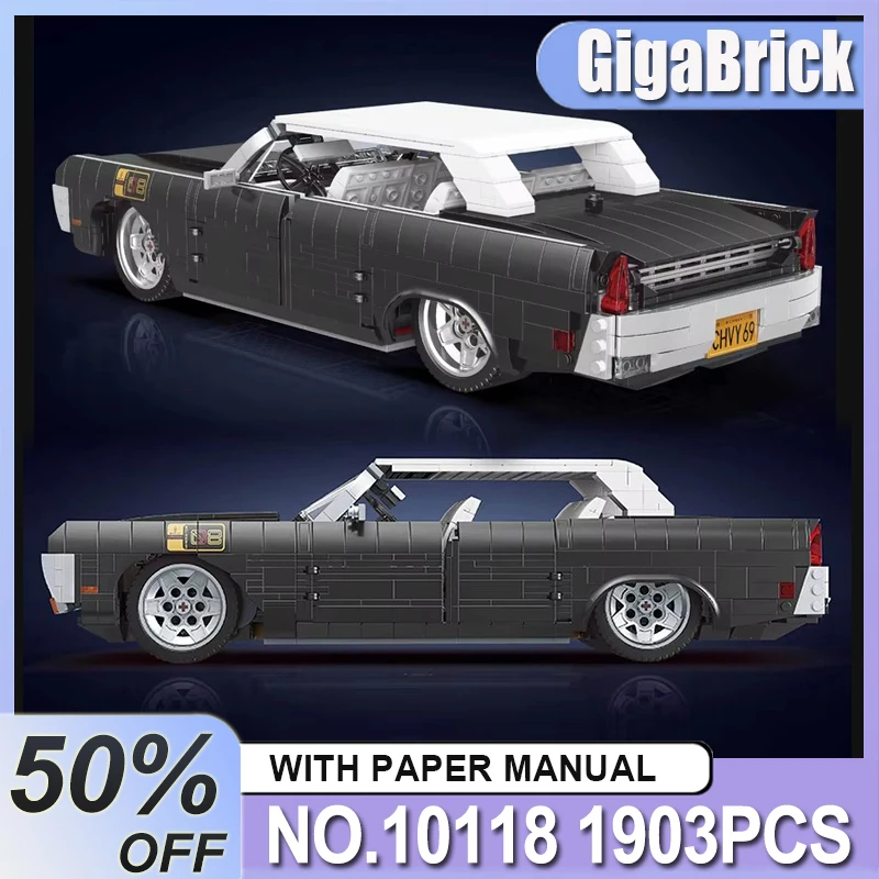 قالب King 10118 سيارة تقنية عتيقة بنة كونتيننتال سبورت سباق السيارات لعبة تجميع الطوب مجموعة نموذج هدايا عيد الميلاد #1