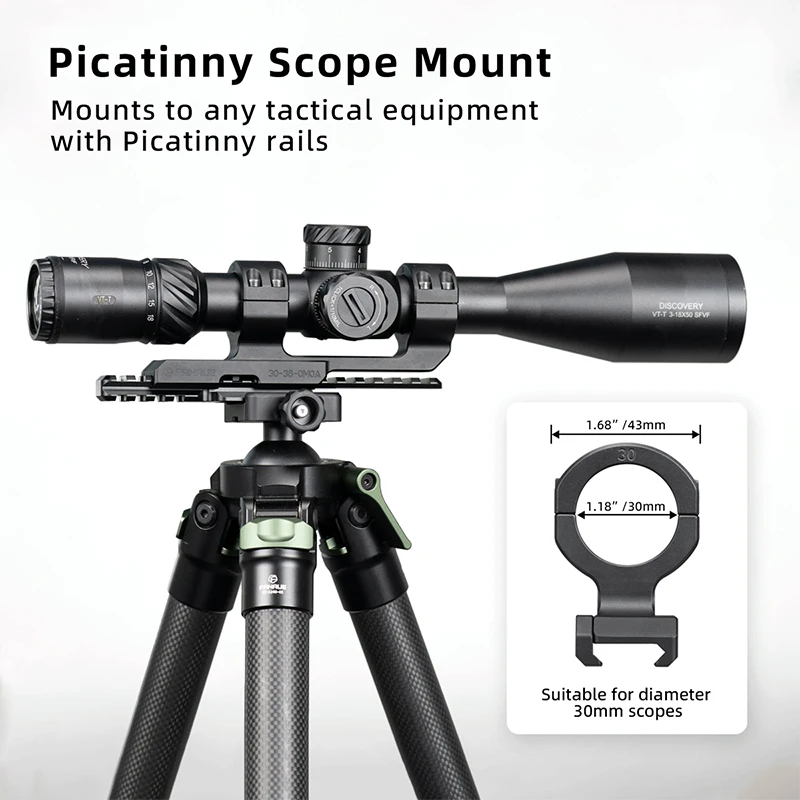 FANAUE One Piece Scope Mount 30mm 0 MOA Mounts For Rifle Sight For Picatinny Rail Precision Shooting Hunting Sights Accessories