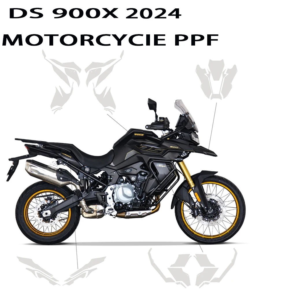 For VOGE DS 900X Paint Protection Film Special Real TPU Transparent Anti -Scratch 2024 Motorcycle Kit  Fits DS 900X PPF