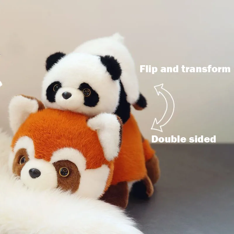 Lighter Plush Toys Lovelys Panda Flip Both Sides Children Toys Party Favors Kids Wedding Souvenirs Party Supplies Accessories