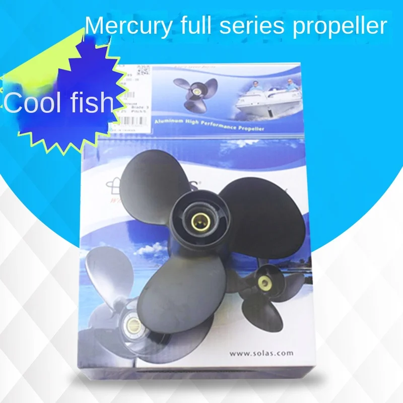 Mercury outboard engine 3.3 5 9.9 15 30 60 full series aluminum alloy stainless steel propeller blades