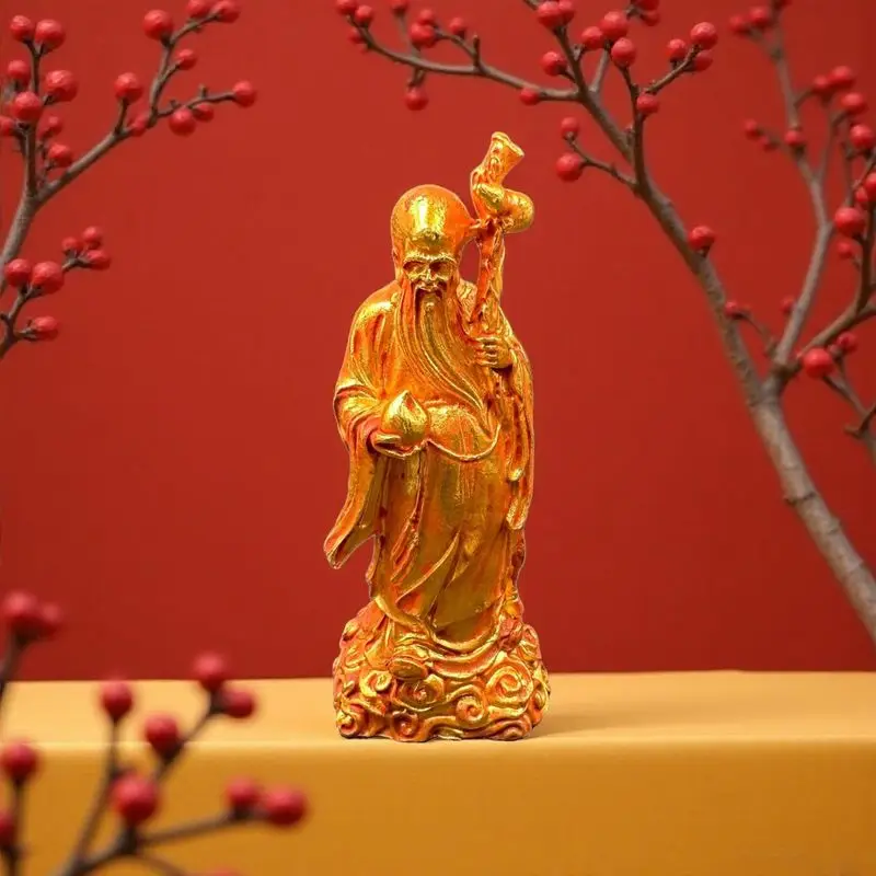 Copper alloy traditional home decor ornament with auspicious blessings