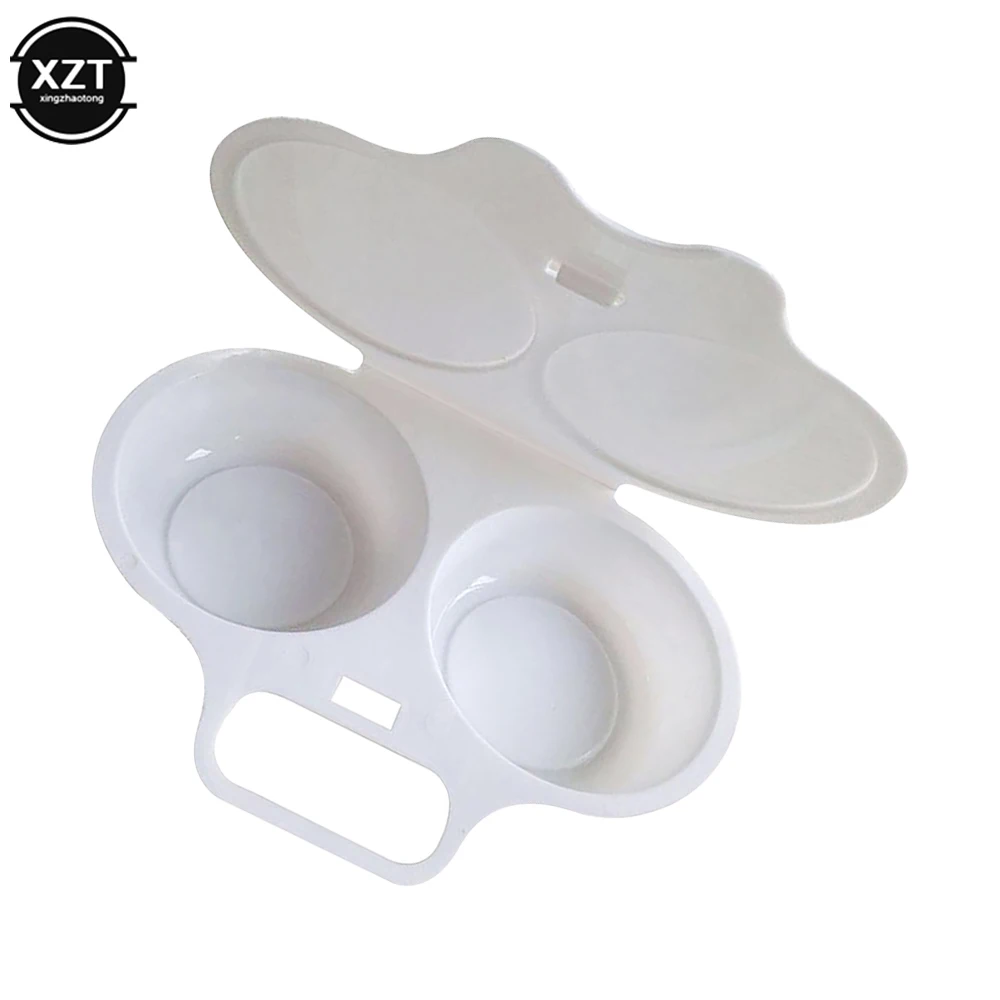 Home Kitchen Microwave Oven Heart&Flowers Round Shape Egg Steamer Cooking Mold Egg Poacher Gadgets Fried Egg Tool
