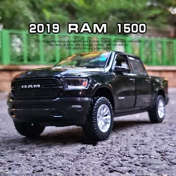 1:24 Dodge RAM 1500 Rebel Pickup Alloy Car Model Diecast Toy Off-road Vehicles Car Model Simulation Collection Children Toy Gift