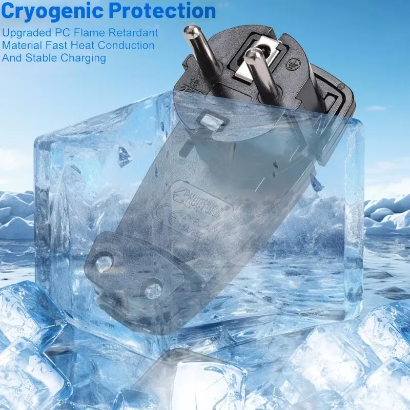 European Earthing Contact Angle Plug Flat for Home Electeic Socket Euro Connector Ultra Thin Hidden Ultra-thin Concealed Adapter
