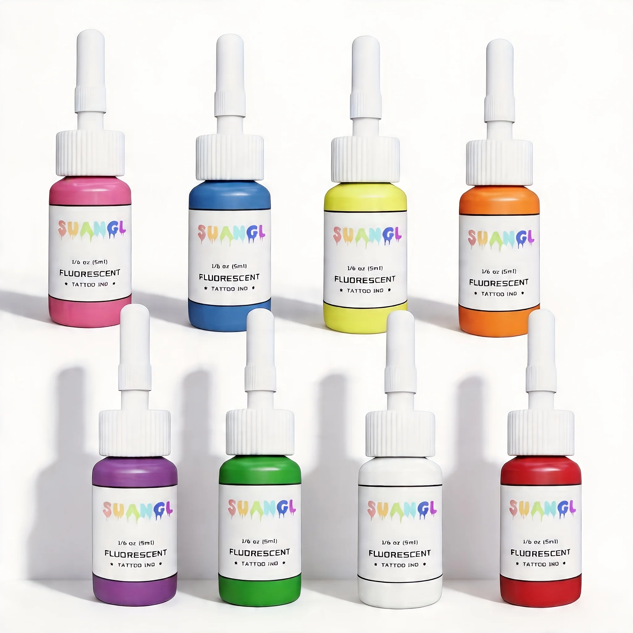 

Fluorescent Ink In 8 Colors, 5mm Liters, Available In Multiple Colors, Suitable For Professional Tattoo Artists.