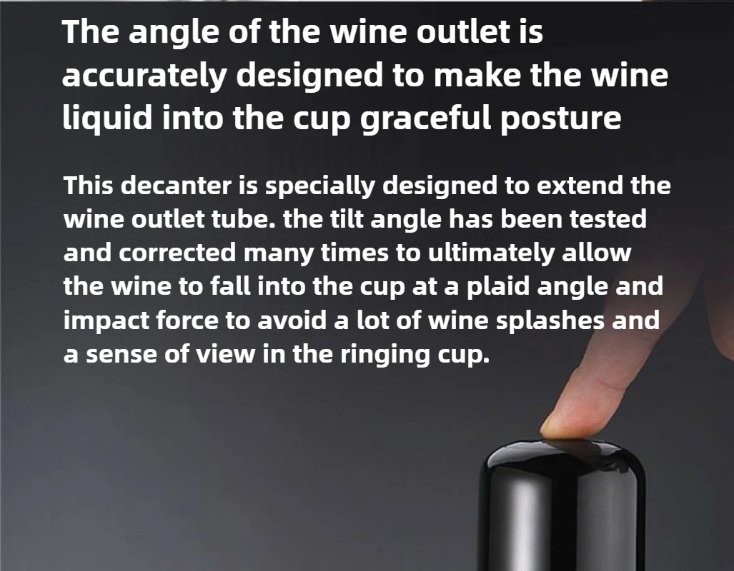 Smart Quantitative Alcohol Dispenser Professional High End Whiskey Pump Dispenser Liquor Pump Adjustable Electric Wine Decanter