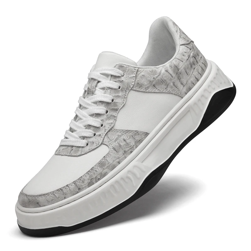 

2025New Comfortable Casual Fashion Sneakers38-46Pima Cowhide High-quality Men's Sports Shoes