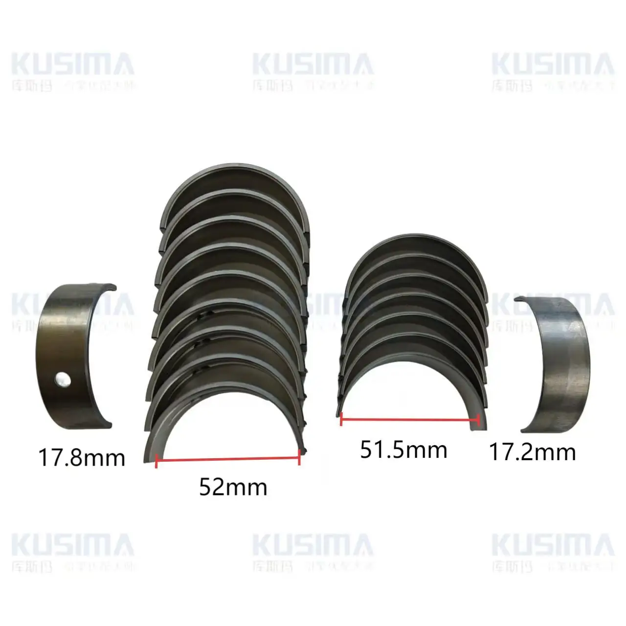 Guaranteed Engine Crankshaft Main Bearing Connect Rod Bearing for Jeep Wrangler JL 2.0 Petrol 68423384AA 68423385AA 68423383AA