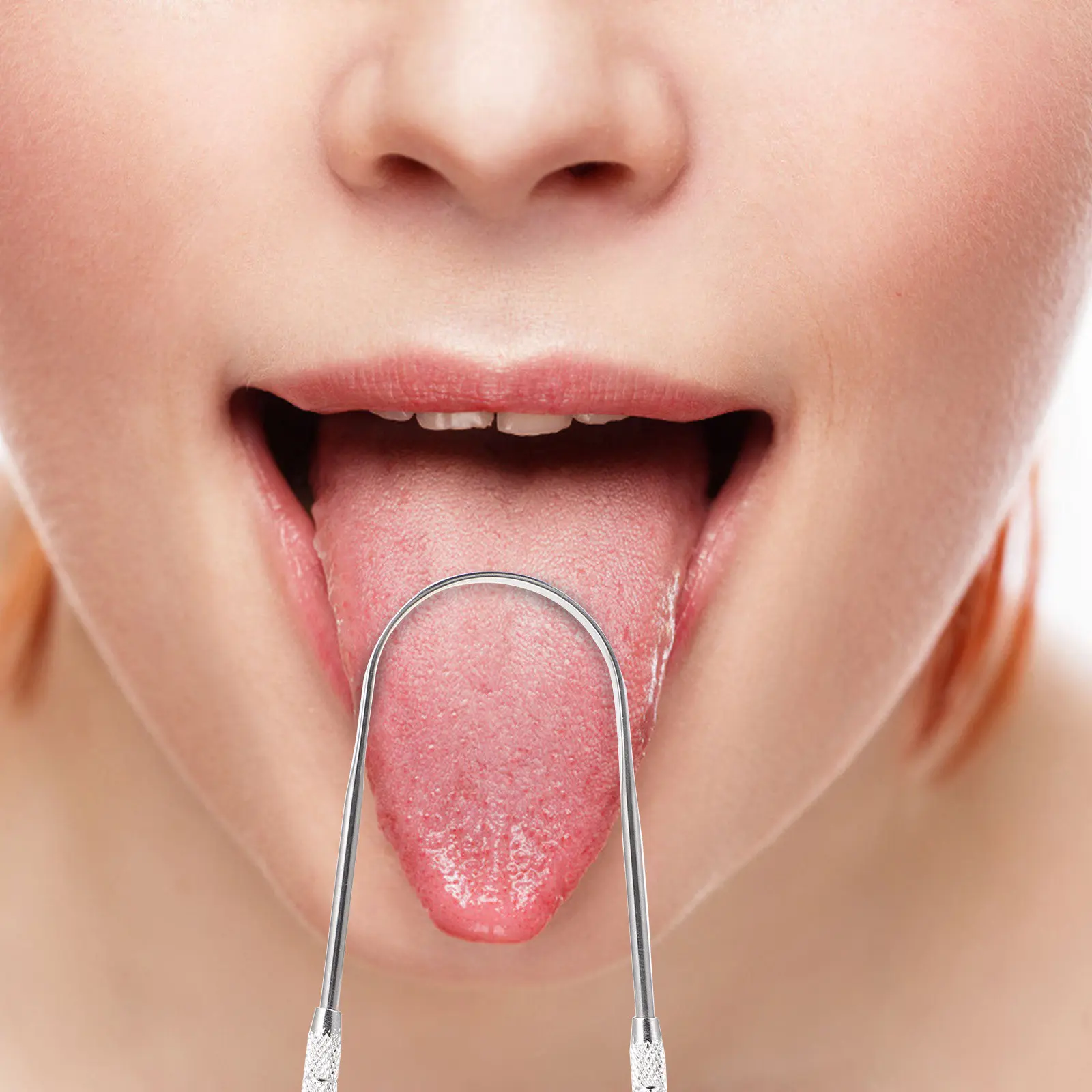 2 pcs Scraper Tongue Cleaner Oral Care Tool Cleaning Halloween Christmas New Year Tongue Cleaning Accessories Tongue Cleaners
