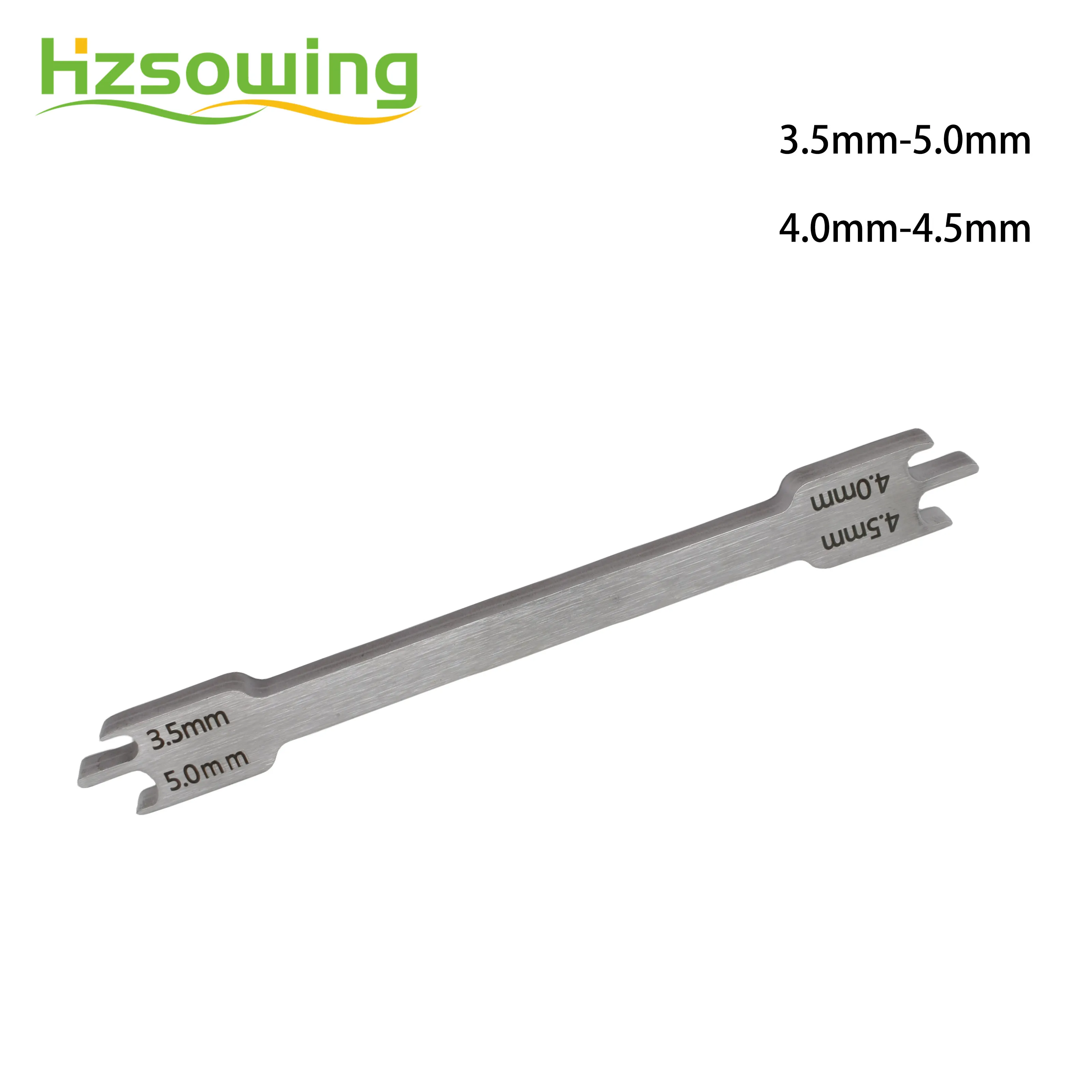 Dental Bracket Gauge Locator Stainless Steel Rod Bracket Positioner Orthodontic Materials Instruments Size 2.0-6.0