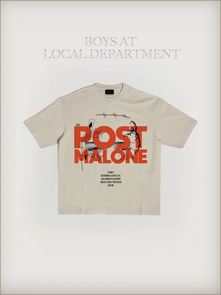 t-shirt-a-manches-courtes-post-malone-f1-trillion-tour-americaine-en-pur-coton-unisexe-respirant-ideal-pour-l’ete-style-retro-col-rond