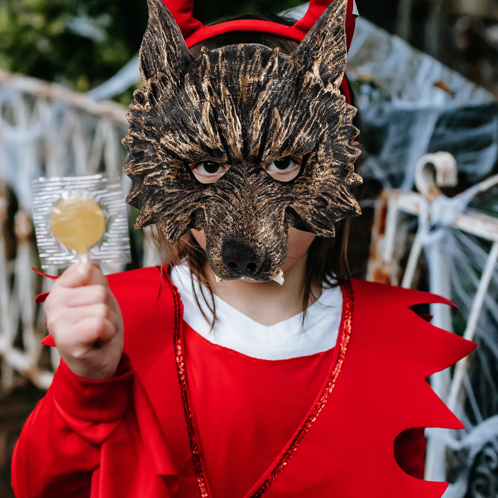 1 Zestaw Kostiumu Wilka, Maska – Cosplay Material For Prop recenzja i cena