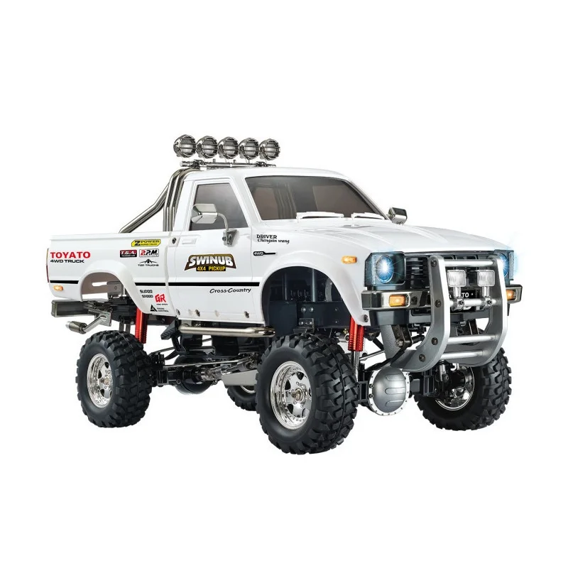 Remote Control Car Full Scale 1:10 Four-Wheel Drive Climbing Truck Pickup Model Defender Simulation Model Children'S Gift