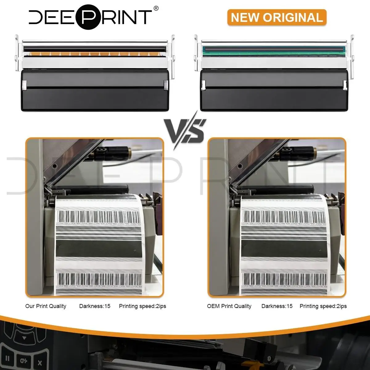 G79057M 300DPI Thermal Printhead for Zebra Z4000 Z4MPlus Z4M Barcode Label Printers Print Head Green | 3-month warranty